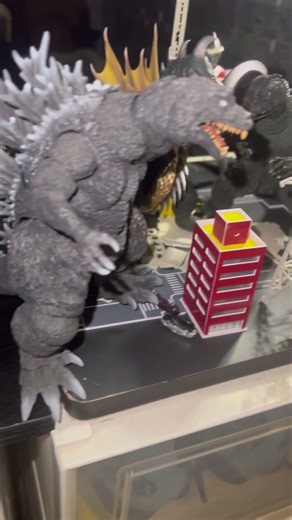 Mycity diorama set , with Godzilla and friends with a special cameo of Gamera .