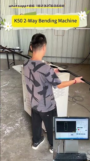 Create a panda frame with multiple circular bends/K50 aluminum profile bending machine