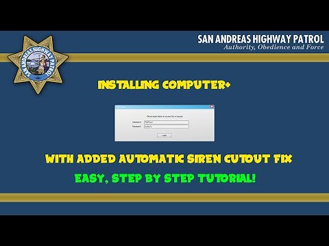 How to Install/Fix Automatic Siren Cutout | Install Computer+ | Tutorial | GTA V | LSPDFR