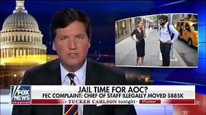 AOC warned America about dark money in politics. Now she's being accused of the same thing. | Tucker Carlson Tonight