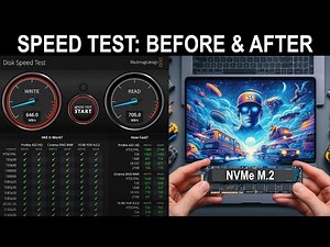 MacBook Pro SSD Upgrade Speed Boost: NVMe M.2 Before and After Comparison