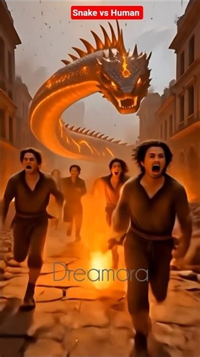 अग्नि सर्प की भयानक दहाड़ 🔥😨 #DivinePunishment #Shorts #viral #yts #animation #recommend #facts