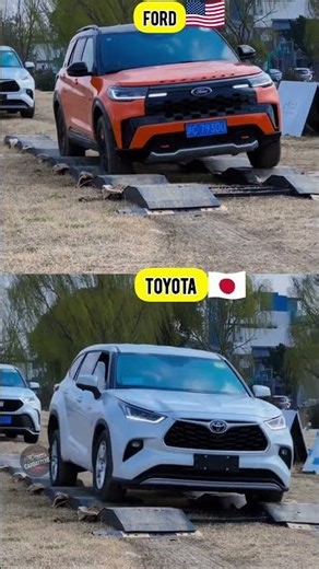 #Toyota 🇯🇵vs Ford🇺🇸 – Comfort Durability Suspension Challenge #shorts