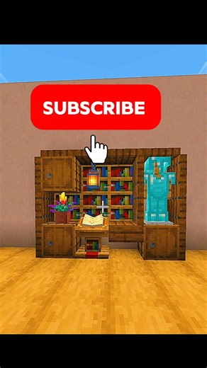 Study room design in Minecraft #minecraft #studyroom #design #fyp #subscribe