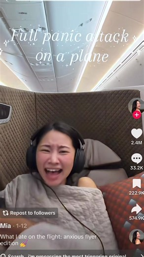 Screaming like a cornered rabbit smh #turbulence #fyp