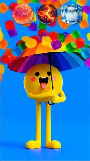 ☂️🍬🔥🧊 Which Blocks Are Best? Jelly vs Lava vs Ice Rain!