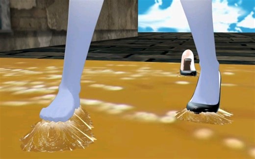 歩きスマホにご注意を！【ネバネバMMD】