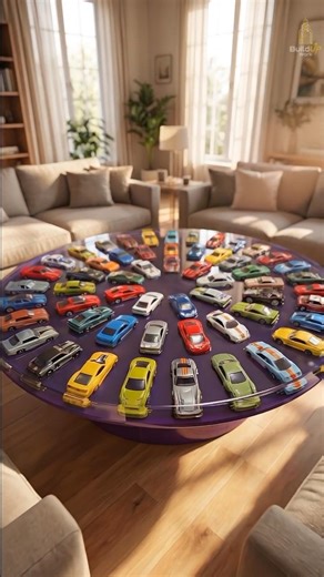 Perfect Glossy Epoxy Finish | Toy Car Resin Table & Polishing Workflow