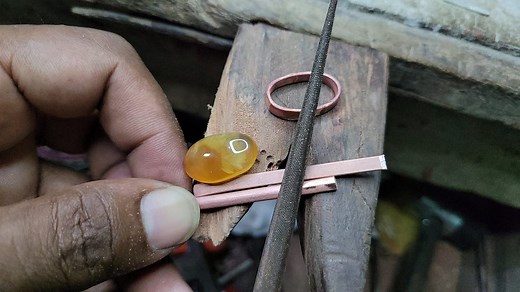 Making copper ring jewellery ! Hew to make copper ring #viral #shorts #reelsfypシ #reelsviral #reels | Swapan Goldsmith