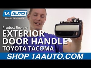 1ADHE00214 1995-04 Toyota Tacoma Outside Door Handle in Chrome, Driver Side