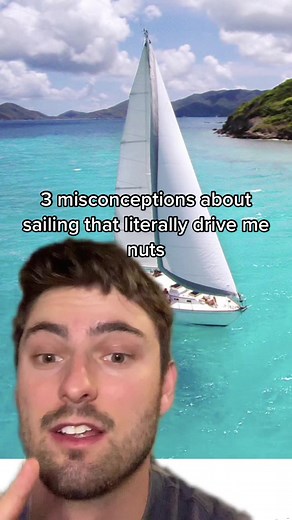 3 misconceptions about sailing #sailboats #boatlifestyle #sailboattok #boaters #oceanlife #sailingtiktok #boattok #boatfacts #learntosail #saillife #boatlife