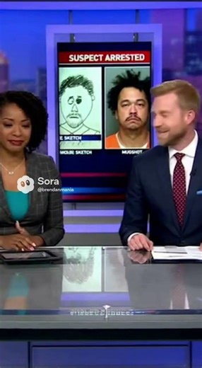 Bank Robber Sketch makes News Anchors Laugh