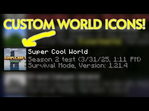 How to set custom world Icons