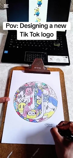 Creating a Unique TikTok Logo with Doodle Art