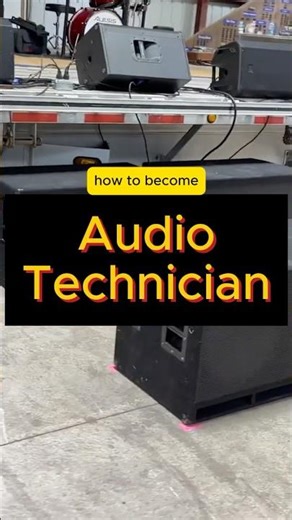 How to become audio technician #Whattodoforaliving #nocollegedebt #sidehustle #audiotech