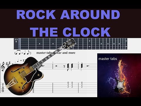 #ROCK AROUND THE CLOCK#BILL HALEY#|Guitar Tab| TUTORIAL#Mastertabs#BestFreeYoutubeMusic#FREE GUITAR