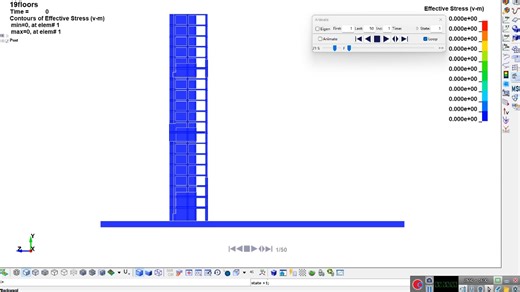 高层框剪结构楼房爆破拆除折叠倒塌数值模拟