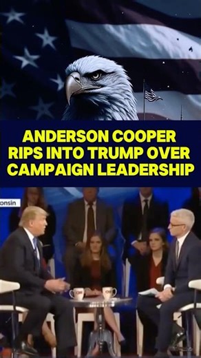 Anderson Cooper RIPS Into Trump Over Campaign Leadership! 🔥 #ytshorts #trump