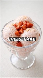 Strawberry Cheesecake Ice Cream (HIGH PROTEIN!) 🍓 No Cream, No Sugar Crash!