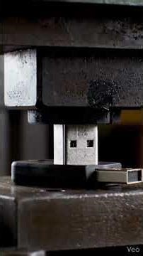 USB Stick vs Hydraulic Press 😱💥 Who Wins? #USB #USBStick #HydraulicPress #CrushTest #viralvideo