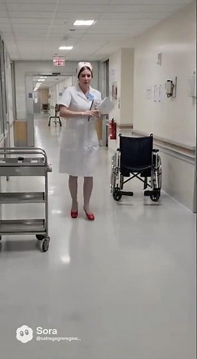Crazy Nurse Goes Wild at the Hospital… Then Slips and Falls! 😂💉🏥 | Funny AI Short #funnymoments