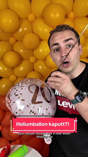 Loch im Folienballon? Mein Problem - mit diesem easy Trick bekommst Du den Ballon schnell und einfach wieder heile. 🎈 #Folienballon #reparieren #BallonsBremen #Luftballons #DIYHack