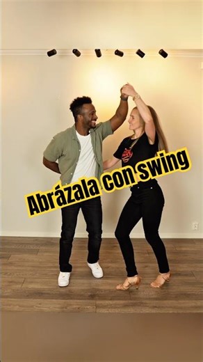 Figure “Embrace her with swing” | Slow explanation 👆| #cubansalsa #salsalessons #salsacasino #cuban
