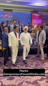 Congratulations Entrepreneurs Forum of India and Vishwa Mohan ji for hosting a nice event. | TsMadaan Life Coach