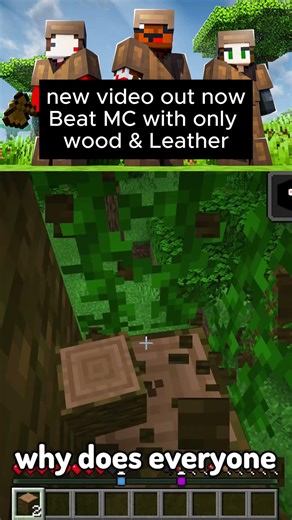 Minecraft, But only leather armour