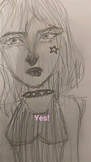 emo girl drawing !!! #art #emo #trend