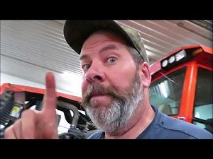 Allis Chalmers Tractor Air Conditioning work