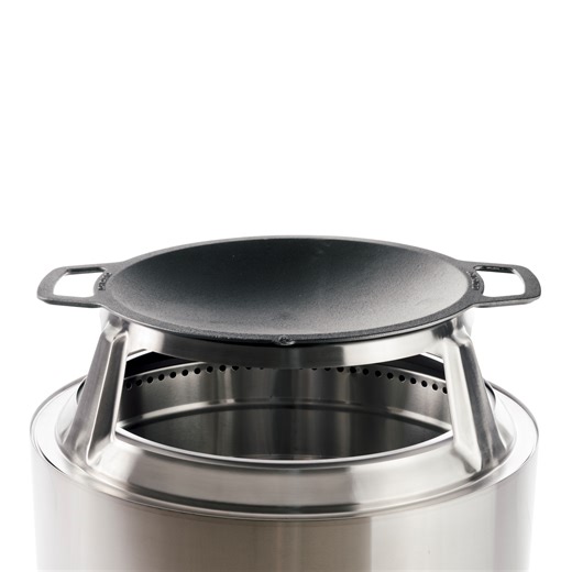 Yukon Cast Iron Wok Top + Hub | Fire Pit Cast Iron Cooking