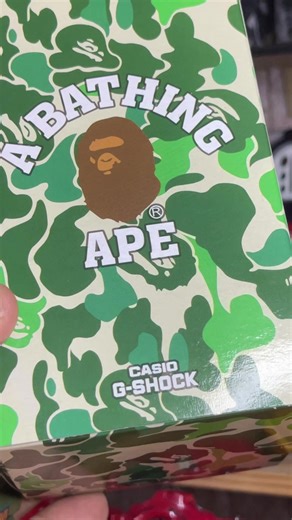 Abathing ape camo #gshock #fypシ゚ #dw6900 #fypシ゚viral🖤tiktok #tiktokviral