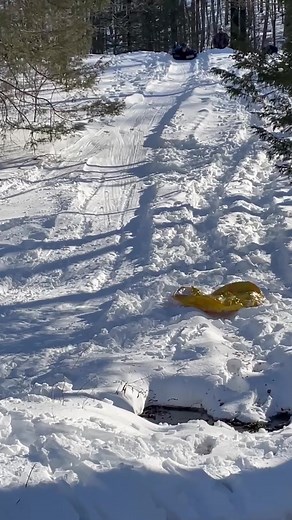 566K views · 2K reactions | Air mattresses > sleds 藍 #sledding #winter #funny #snow | America's Funniest Home Videos | Facebook