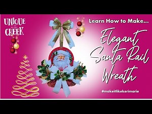 Elegant Santa Rail Wreath | UITC RAIL BOARD