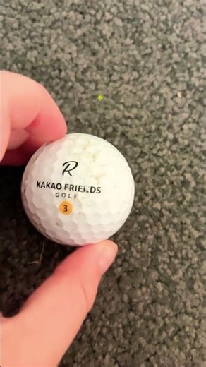 novelty golf ball featuring Choonsik,