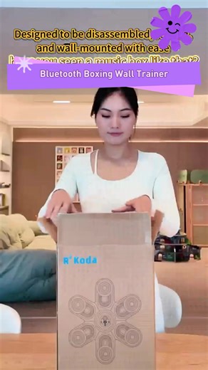 2026 Bluetooth Music Boxing Wall Machine for Adults & Kids with 3 Distance, 9 Modes & 9 Speed Settings Large Size Smart Wall-Mounted Electronic Trainer for Home Gym Fitness Training #womensfitness #gymmusthaves #allinonegym #womensfitnesscoach #workouttools #weightedhoopfitness #garagegymsetup #fitnesssetup #fitnessfromhome #amazonfitness