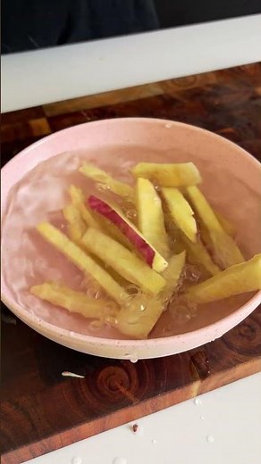 The one trick that makes perfect fries every time #recipe #shorts