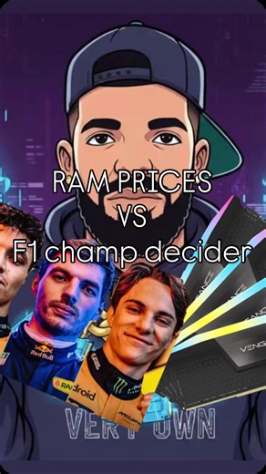 Both are stressing me out to the max if I’m honest! RAM prices are spiking because of AI. The biggest memory manufacturers are shifting their focus to making High-Bandwidth Memory (HBM), which is essential for massive AI data centers (think ChatGPT & similar models). That leaves less standard DDR4/DDR5 for your PCs and servers, driving up the cost. Short supply huge AI demand = expensive upgrades. 💸 The F1 speaks for itself. Final race decider on Sunday! LANDO MAX and OSCAR! Who’s taking the cr