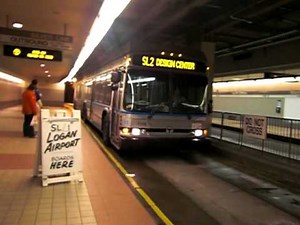 MBTA Silver Line SL2 (BRT) Arrives South Station