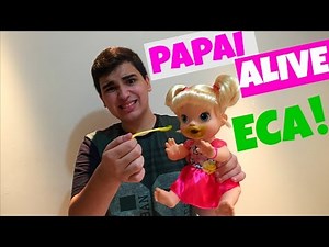 EU NÃO SEI DAR PAPINHA PARA BABY ALIVE !
