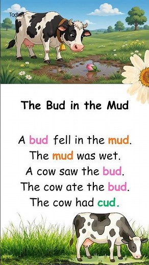 The Bud in the Mud | Easy Reading Practice for Kids | Kids Phonics Reading