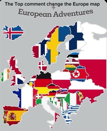 The top comment change the Europe map