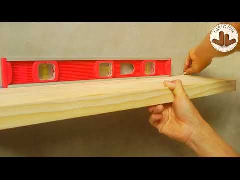 "FLOATING SHELF" Step by Step Very Easy to Make WITHOUT MANY TOOLS - Luis Lovon
