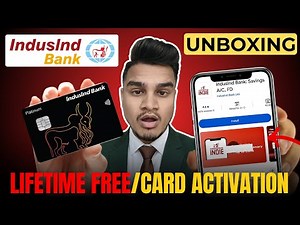 IndusInd bank platinum rupay credit card unboxing | IndusInd bank platinum credit card activation