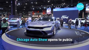 North America’s largest auto show, the Chicago Auto show, opens to the public Feb. 10-19. Hundreds of cars, concept vehicles, and mobility devices are on show. A major focus this year is electric vehicles. | CGTN America | Facebook
