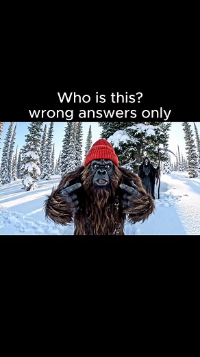 1.6M views · 16K reactions | Who is this?? WRONG ANSWERS ONLY 藍 Bigfoot out here dropping real advice about holding in your farts  #bigfootvlog #bigfoot #funnyvideos #comedyreels #cryptids | Bigs & Grim | Facebook