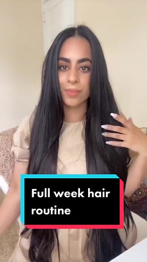 Weekly hair care routine! #hairoil #hairtips #oilingscalp #healthyhair #longhair #longhair #haircare #hairroutine #hairhacks #healthyhairtips