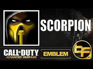 COD Advanced Warfare Emblem Tutorial #151 - Mortal Kombat Scorpion