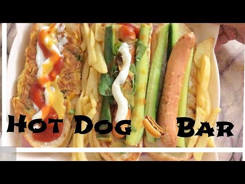 Hot Dog Bar recipe | how to make hot dogs| hot dog burgers | easy hot dog bars| Doshu’s kitchen